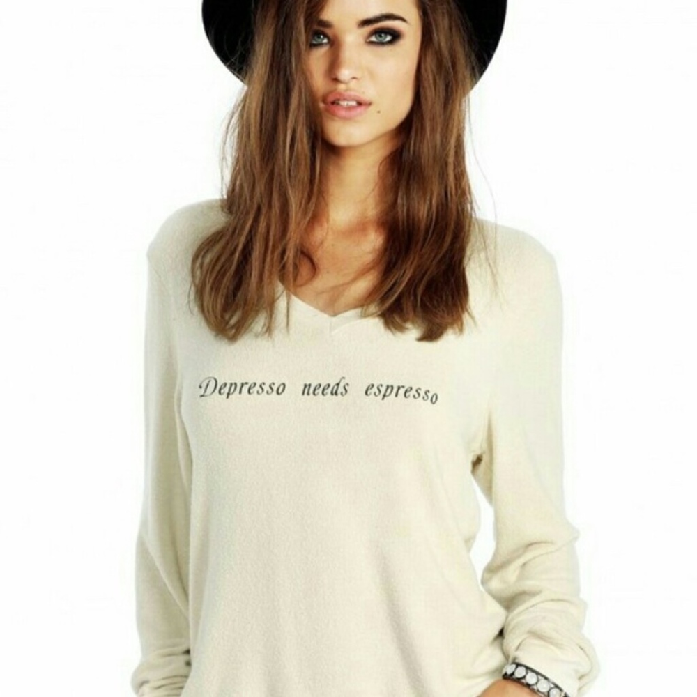 WILDFOX DEPRESSO NEEDS ESPRESSO... SIZE SM